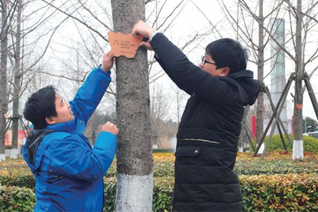 居民认养公园树木。图片来源：网络_副本.jpg
